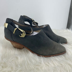 Matt Bernson x Anthropologie buckle ankle strap Booties